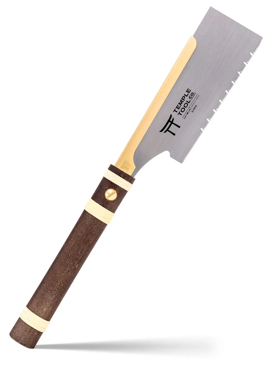 Scie à tirer japonaise Dozuki 6 pour Ripcut et Crosscut – Scie à main pour queue d'aronde, tenons, menuiserie fine – Scie à queue d'aronde – Temple Tool Co.