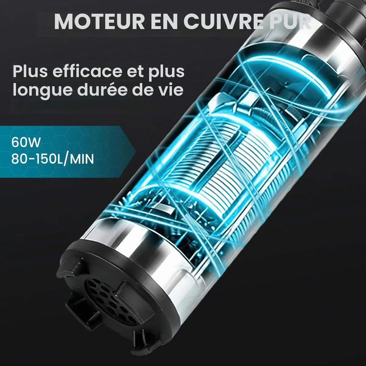 Pompe à eau portable pour batterie au lithium Makita 18 V, pompe de transfert 21 V avec câble de 5 m, pompe à eau électrique pour piscines, aquariums, fontaines, étangs et jeux d'eau (2 batteries de