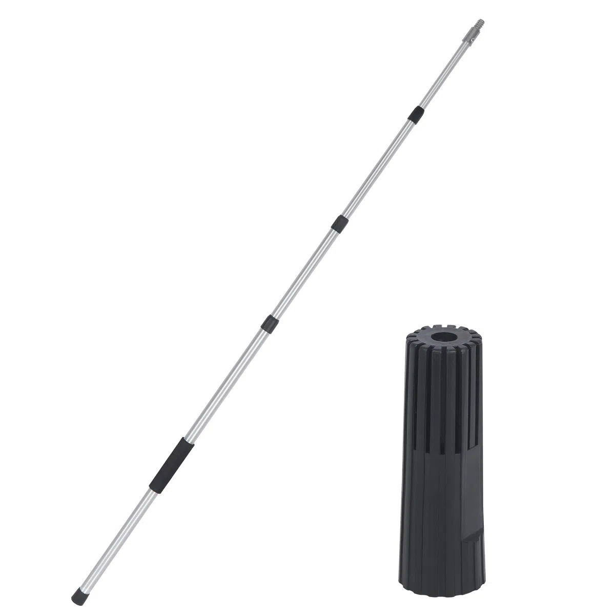 Poteau d'extension télescopique léger et durable en alliage d'aluminium pour plafonds hauts plafonds rouleau de peinture (poteau uniquement) (3,6 m)