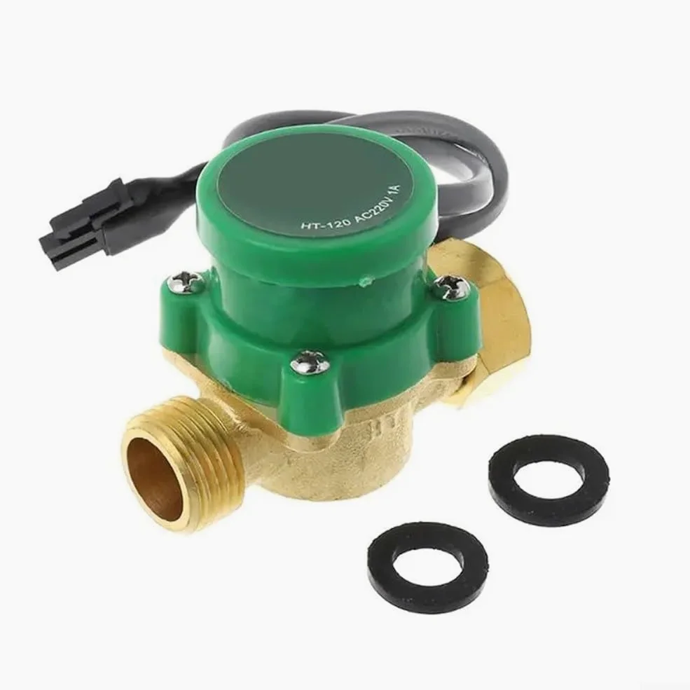 Pompe de circulation d'eau pour chauffage central, installation facile, pompe de circulation d'eau chaude et froide, matériau en laiton, 1 débit d'appoint 5 A