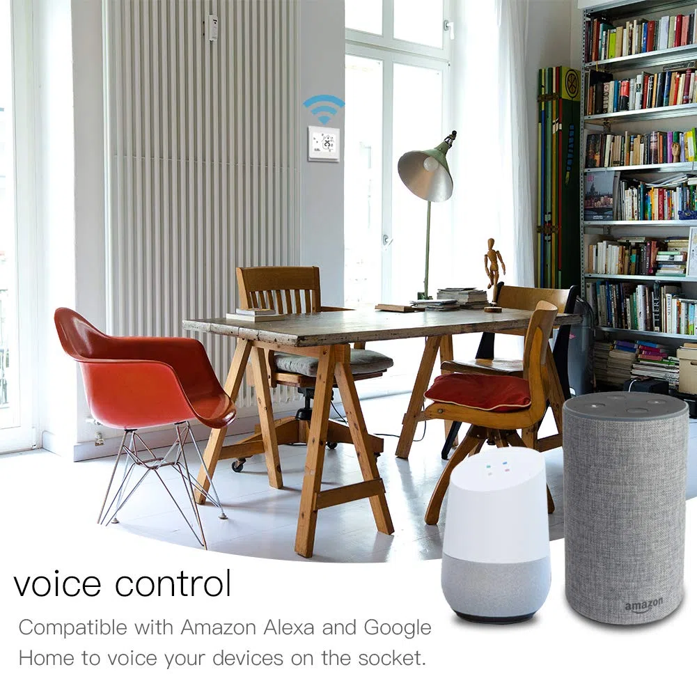 MOES WiFi Thermostat Chauffage au Sol à Eau Connecté et Intelligent Filaire, WiFi 2.4GHz et Fil Neutre Requis Contrôleur de Température, Compatible avec Smart Life Tuya Alexa et Google Home