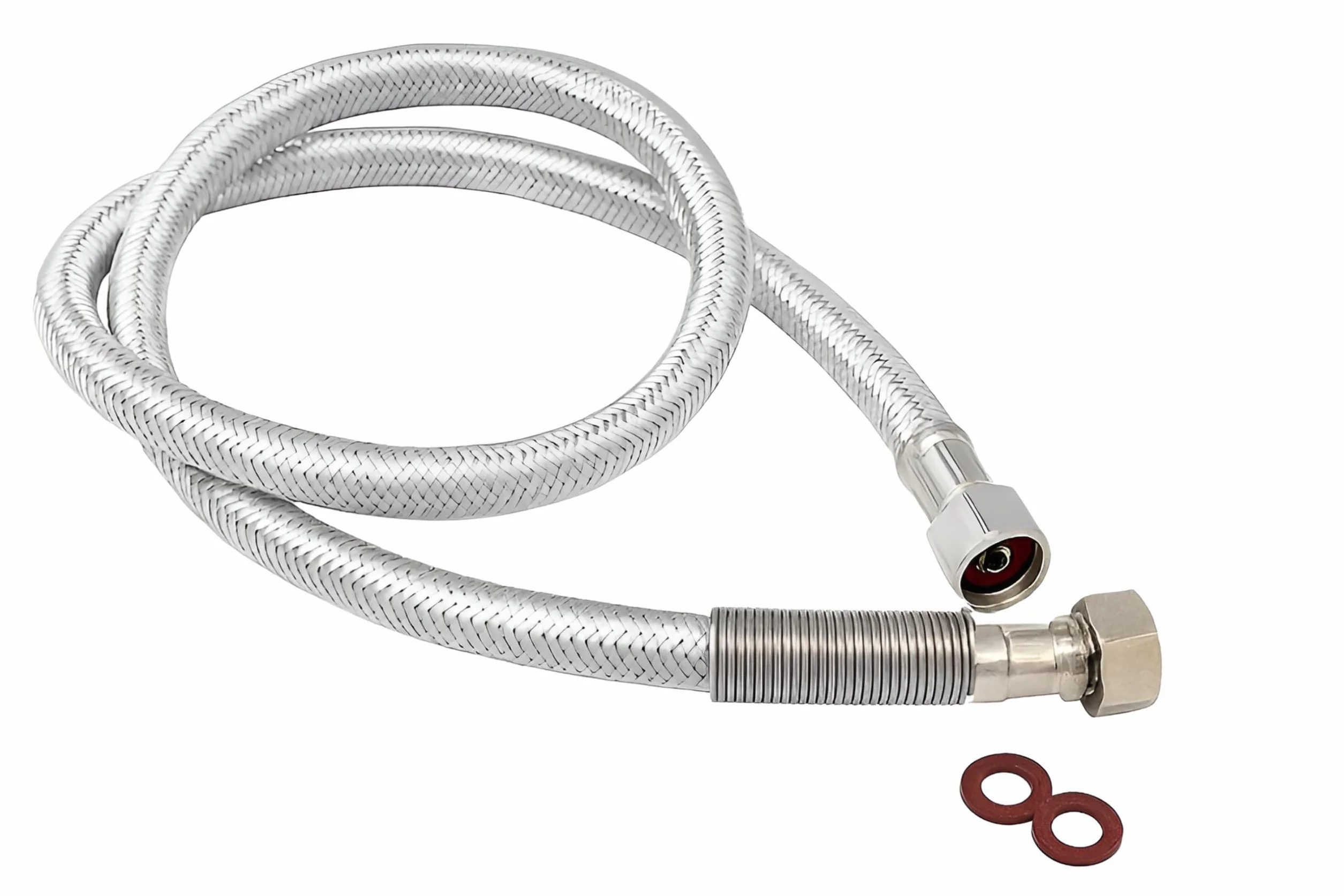 UZMAN Tuyau de douche Gastro 100 cm avec protection spéciale anti-torsion – Raccords standard 1/2" avec joints Tuyau de rechange pour cuisine et restauration