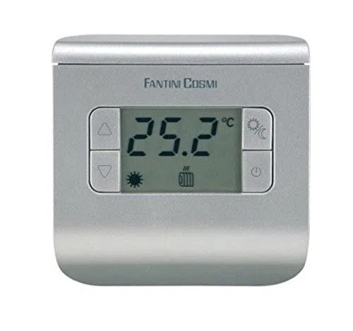 Fantini cosmi - ch111 - thermostat d'ambiance numrique argent - fantini cosmi