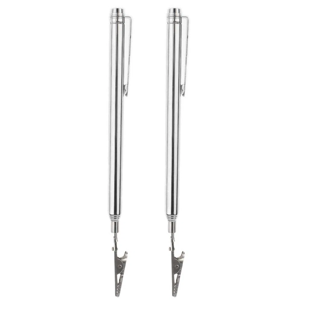2x Clip Télescopique, Outil de Clip pour Stylo Télescopique de 66 Cm (26 Pouces) de Long