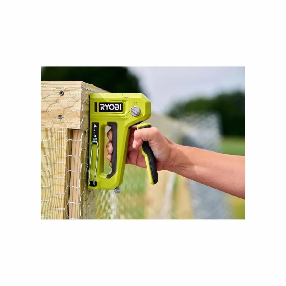 RYOBI - Agrafeuse Cloueuse 4-en-1 - RHFST4IN1 - Manuelle, Corps Métal, Agrafes T50/T25/JT21, Pointes 18G