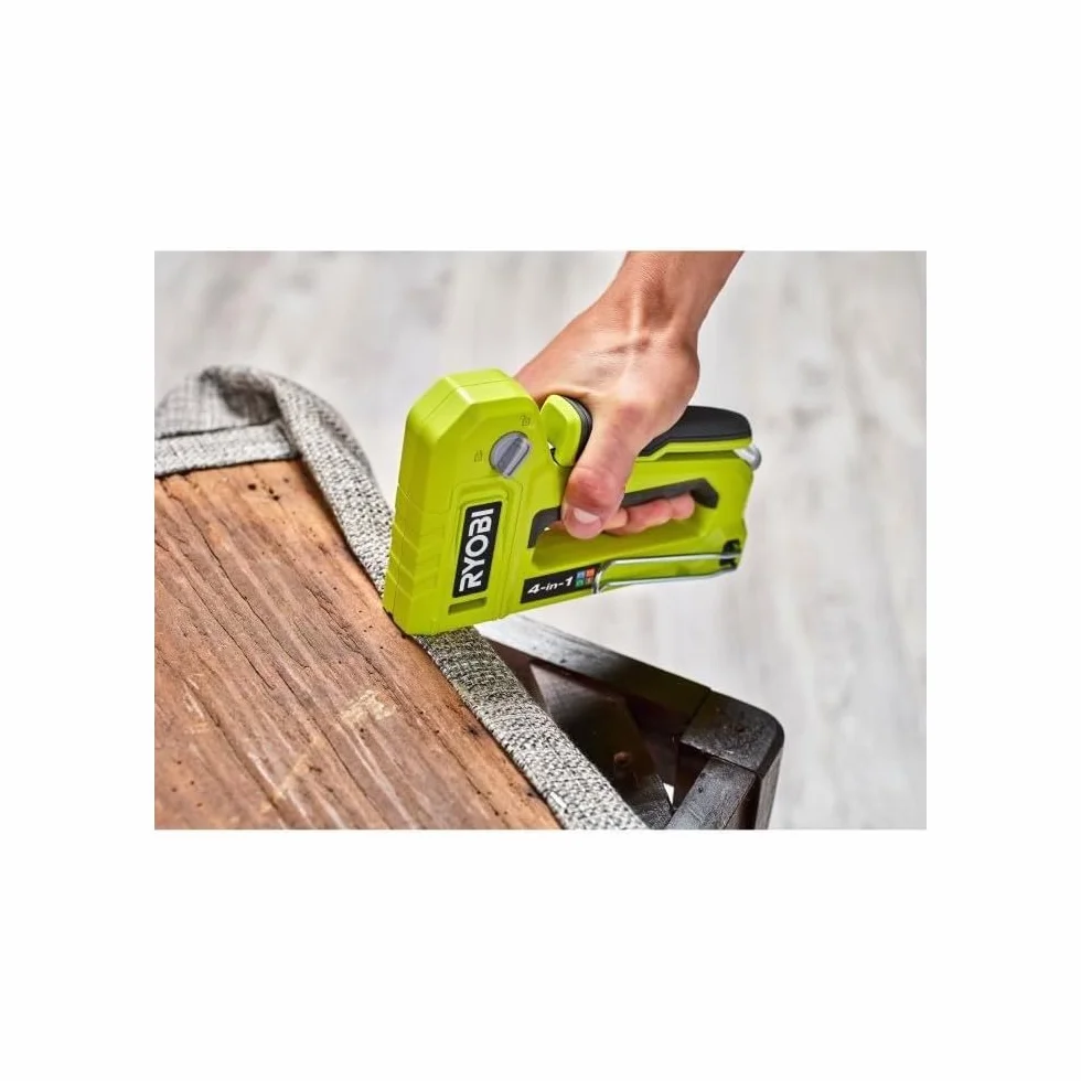 RYOBI - Agrafeuse Cloueuse 4-en-1 - RHFST4IN1 - Manuelle, Corps Métal, Agrafes T50/T25/JT21, Pointes 18G