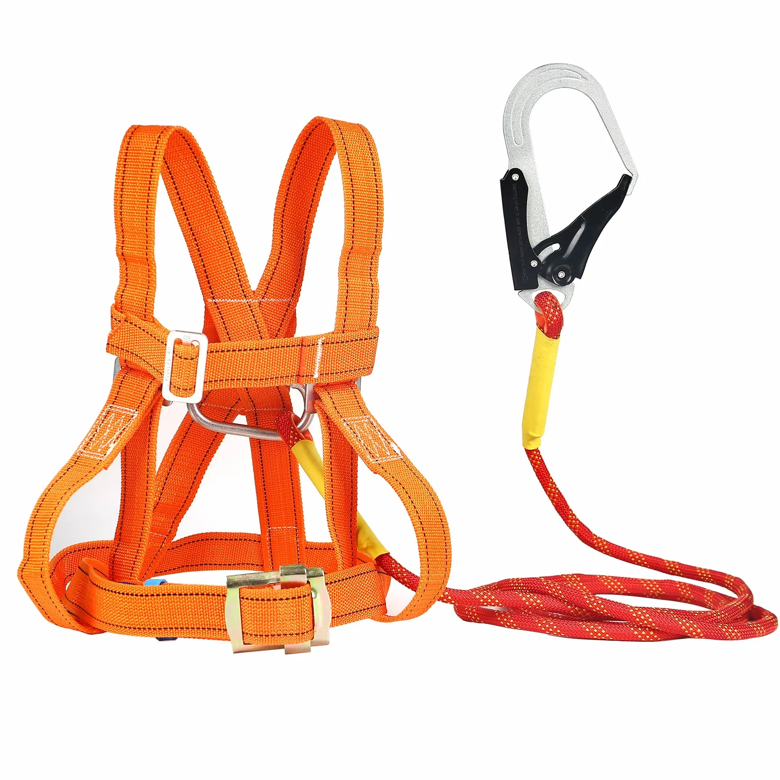 Ceinture de sécurité anti-chute - Kit de protection anti-chute - Ceinture de sécurité multi-usages - Hauteur complète du corps - Travail d'air - Protection contre les chutes - Ceinture d'escalade réglable pour l'escalade des arbres