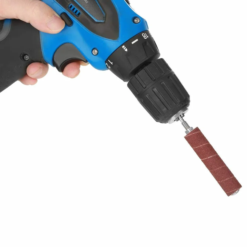 Ensemble de ponceuses à tambour, ensemble d'outils de ponceuse à broche 20 pièces avec étui de rangement solide pour perceuse, ensemble de ponceuses à tambour