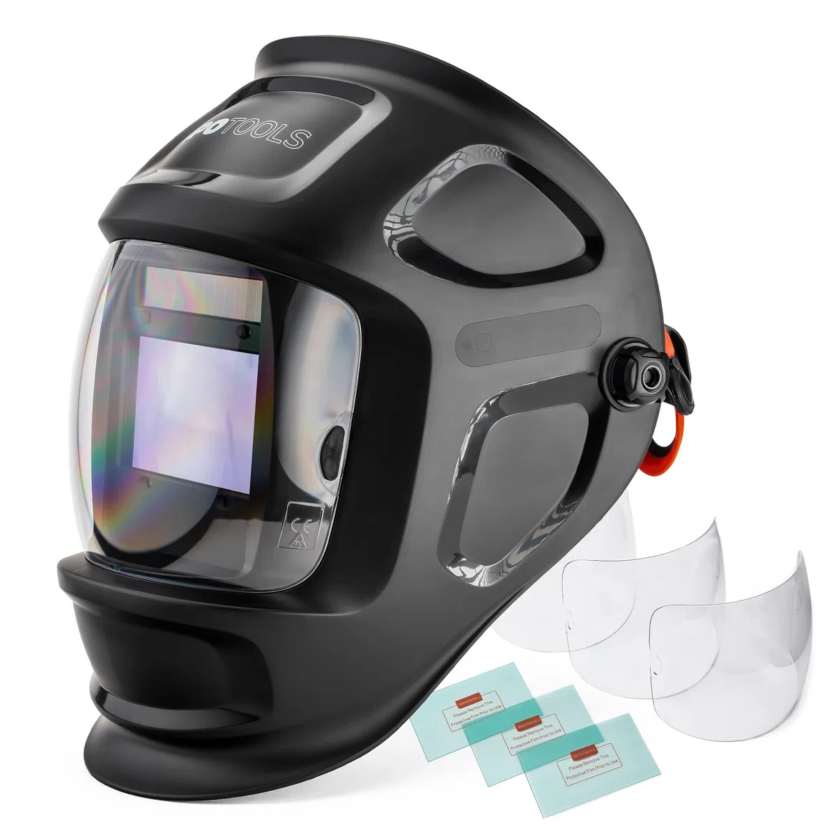 IPOTOOLS X800A Masque Soudure Automatique - Casque Soudure Automatique avec Classe Optique : 1/1/1/1 / 4 capteurs de Haute qualité/Obscurcissement Automatique/Entièrement réglable