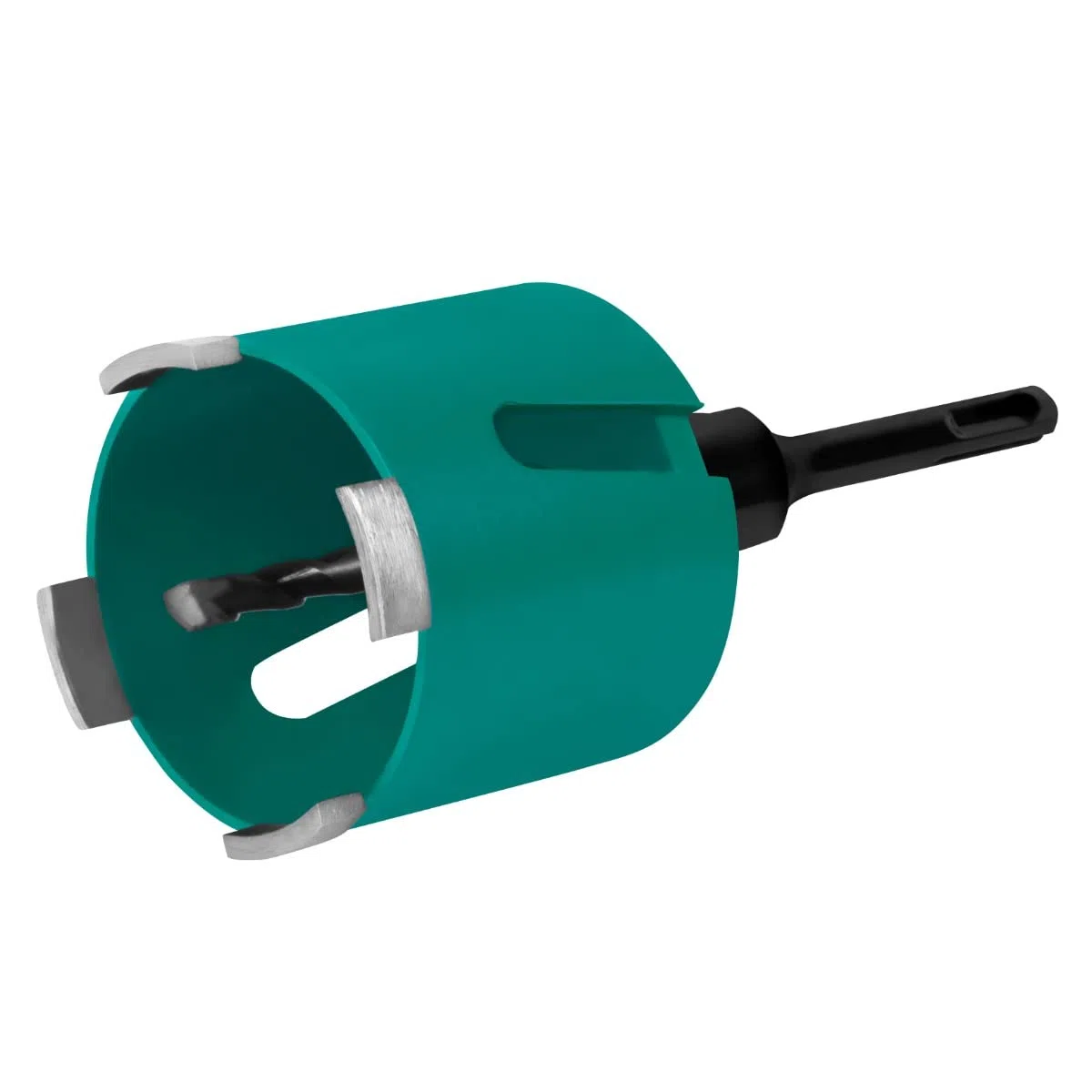 VONROC Carotteuse diamant SDS-Plus - 82mm - Universel - carotteuse diamant, foret de centrage, goupille d'expulsion et adaptateur SDS-plus inclus