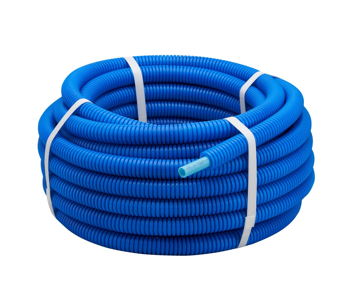 Couronne Tube PER Gainé Bleu Ø16 - Longueur 50 mètres NOYON & THIEBAULT