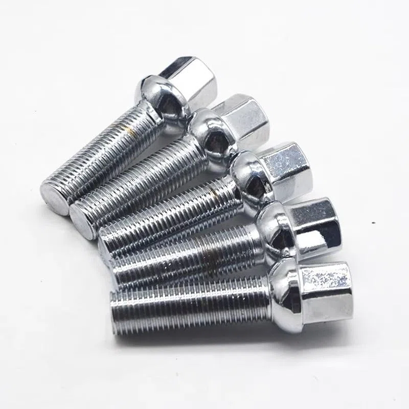 Goujons Roue Goujons De Roue De Voiture 10 Pièces Boulons De Roue Allongés Écrous De Roue Pour Siège M14 X 1.5mm Compatible Avec Pour VW(Silver 10PCS 45MM)