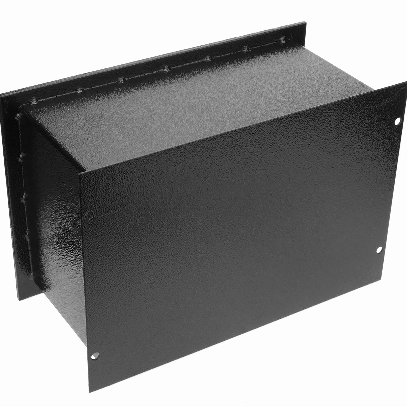 PrimeMatik - Coffre-fort de sécurité encastré en acier avec clés 26 x 15 x 18 cm noir