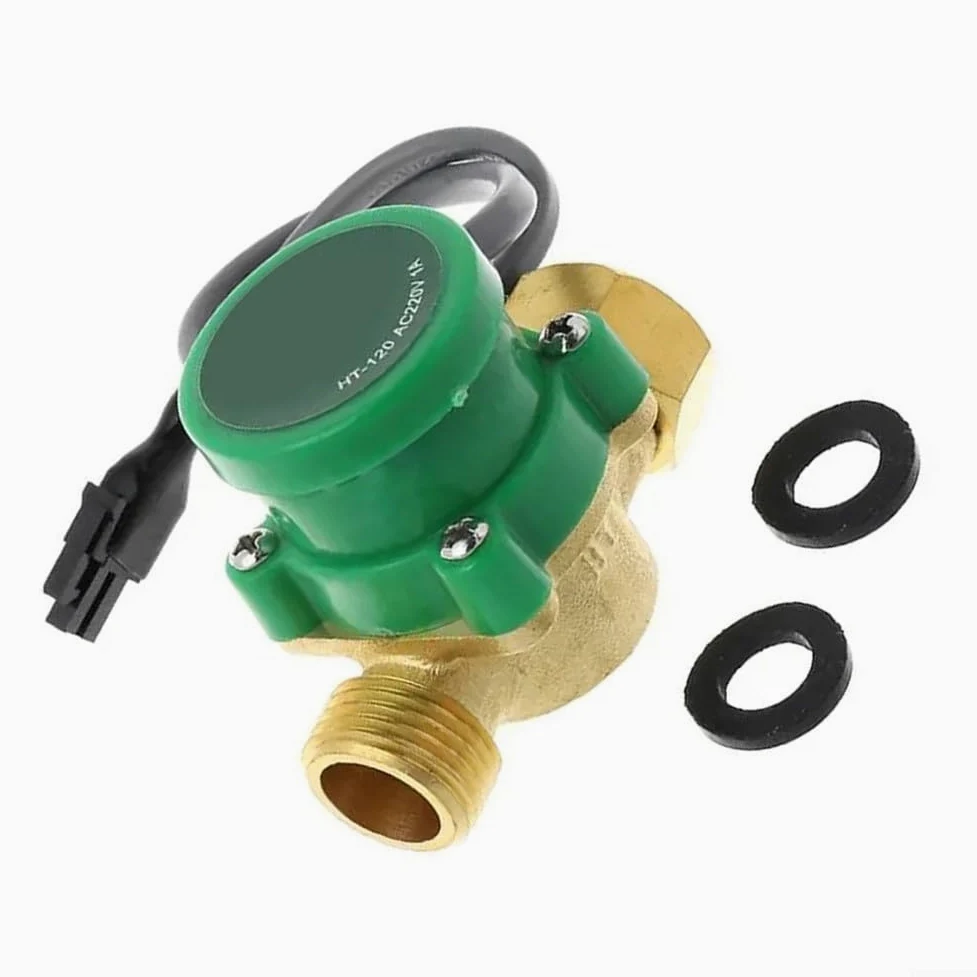 Pompe de circulation d'eau pour chauffage central, installation facile, pompe de circulation d'eau chaude et froide, matériau en laiton, 1 débit d'appoint 5 A