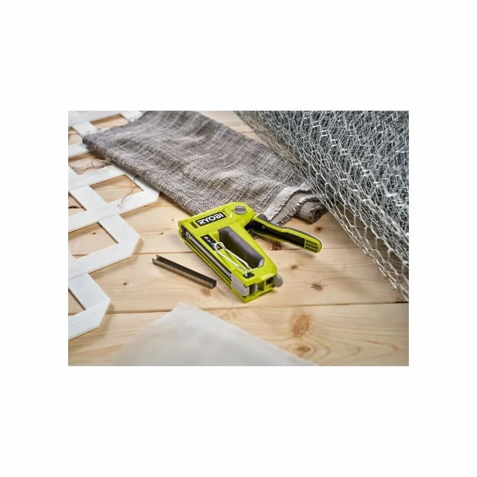 RYOBI - Agrafeuse Cloueuse 4-en-1 - RHFST4IN1 - Manuelle, Corps Métal, Agrafes T50/T25/JT21, Pointes 18G