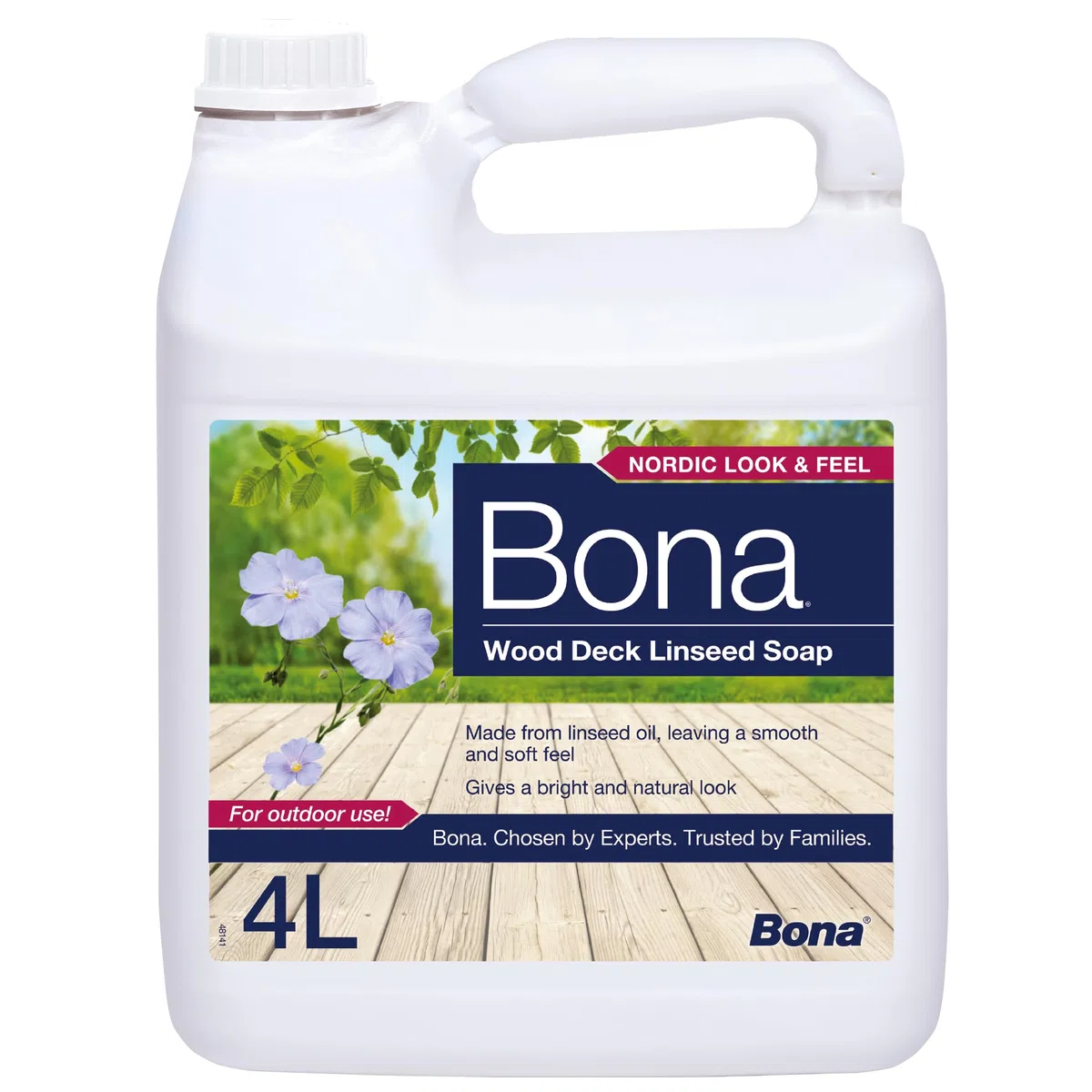 Savon à l’huile de lin Bona pour terrasses en bois