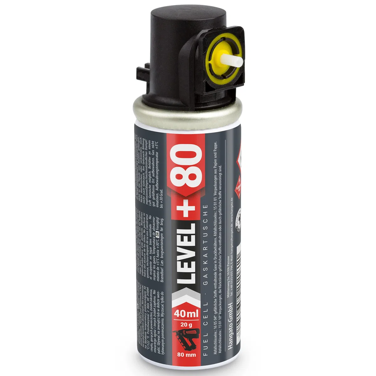 Fuel Cel Cel RM80 Lot de 5 cartouches de gaz pour cloueuse à gaz 80 mm/40 ml/20 g/Ø 32