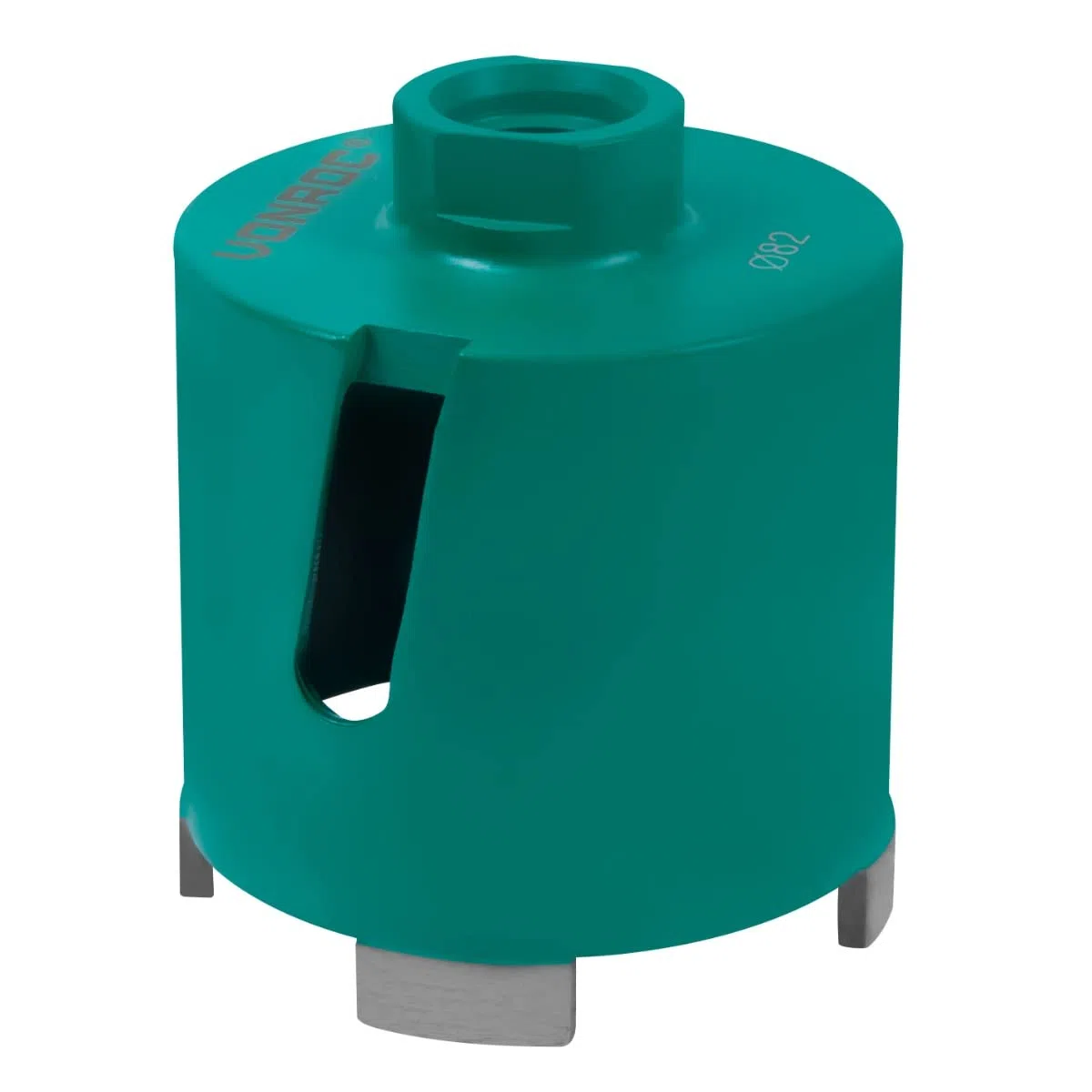 VONROC Carotteuse diamant SDS-Plus - 82mm - Universel - carotteuse diamant, foret de centrage, goupille d'expulsion et adaptateur SDS-plus inclus