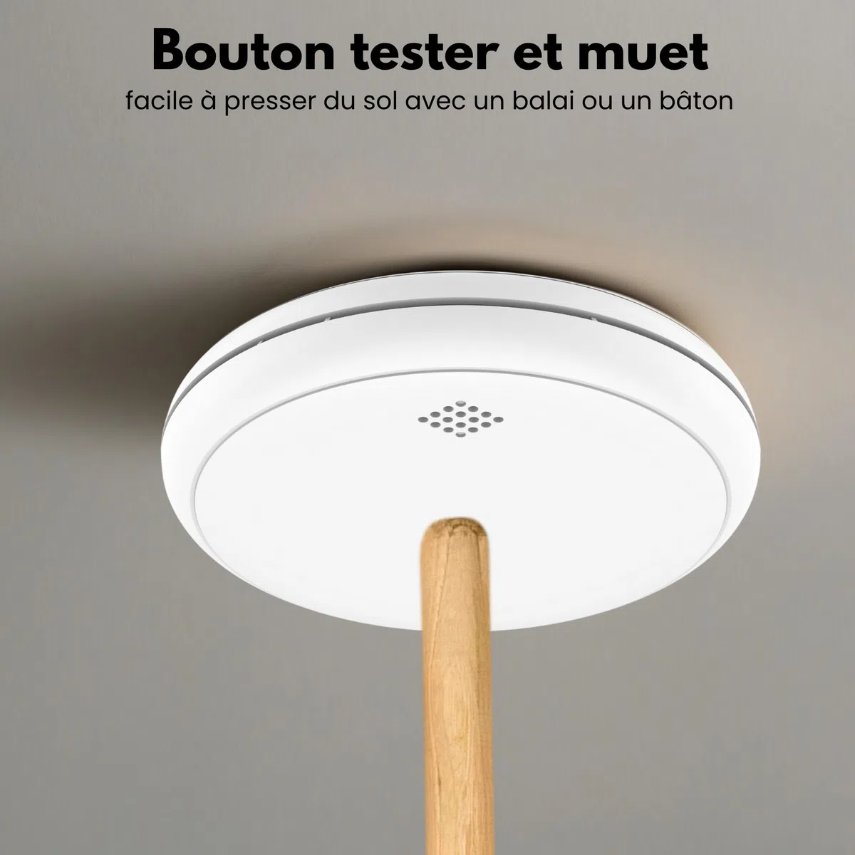 Aroha Safety Pro Détecteur Combiné avec Fumée et Monoxyde de Carbone Sleep Line - Batterie de 10 Ans - Alarme Incendie & Alarme de CO - 2 pièces