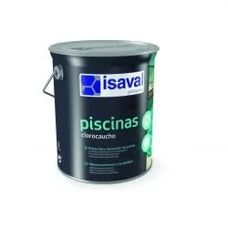 Isaval Peinture au caoutchouc chloré Bleu 5 kg