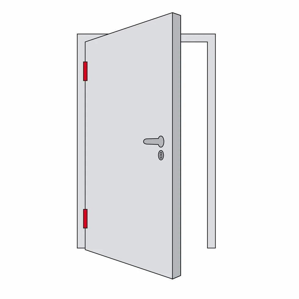 ABUS Chaîne de porte SK78 pour porte d'entrée et porte d'appartement - Chaîne de sécurité verrouillable avec sécurité enfants - convient aux portes se fermant à gauche et à droite