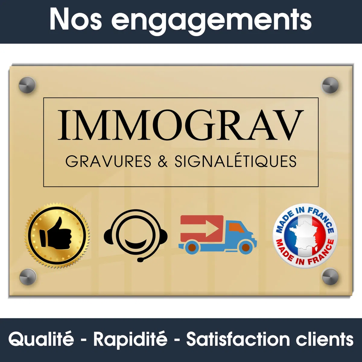 Plaque Professionnelle Personnalisable PVC 30x20 cm - Épaisseur 3 mm - Cabinet Médical, Professions Libérales - Gravure Laser - Résistante Extérieur Intérieur - Vis et Cache-Vis Inclus (Argent)