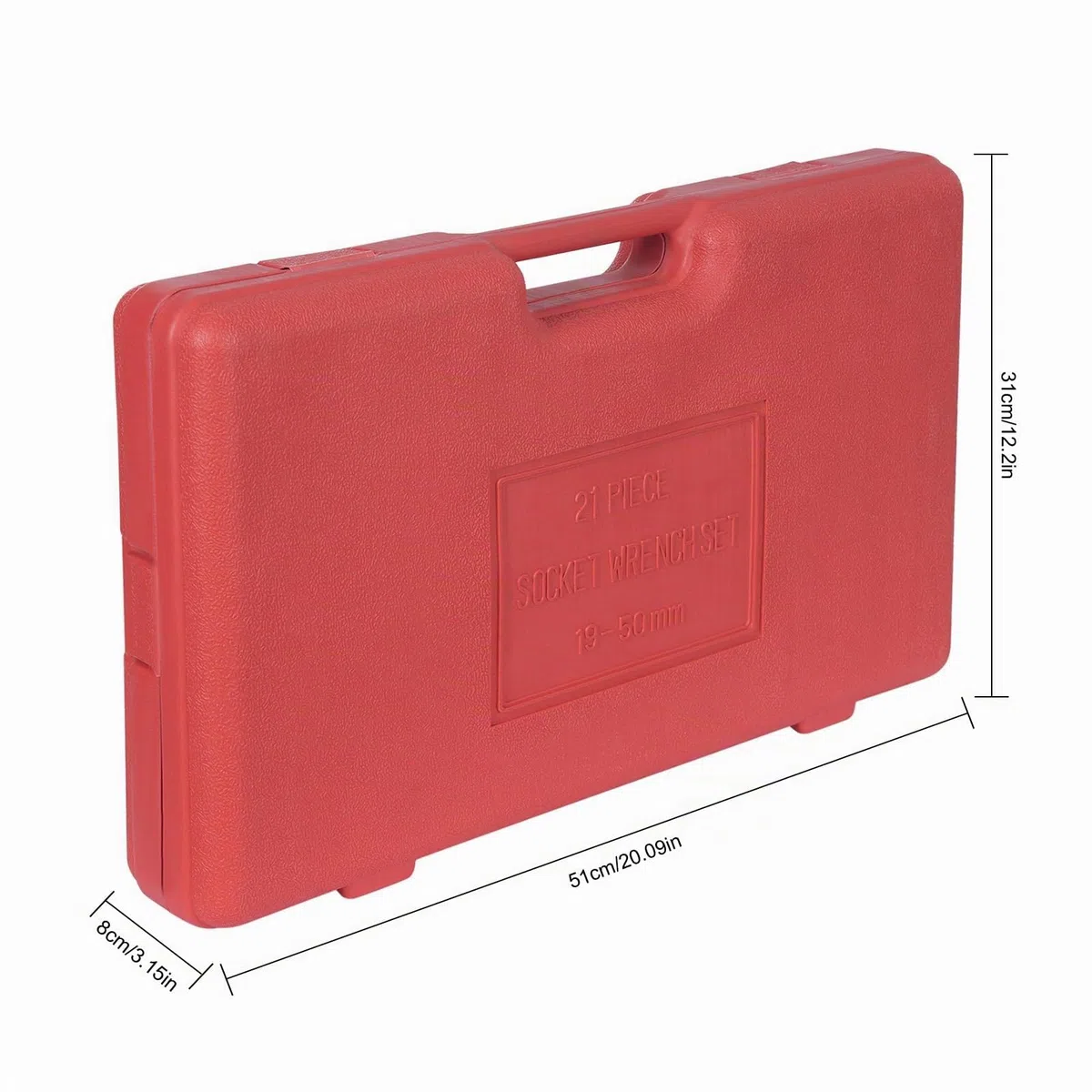 Jeu de douilles 3/4" - Jeu d'outils à cliquet - 16 clés à douille - Coffret à cliquet - Pour les ateliers de bricolage, les usines automobiles, les usines de moteurs