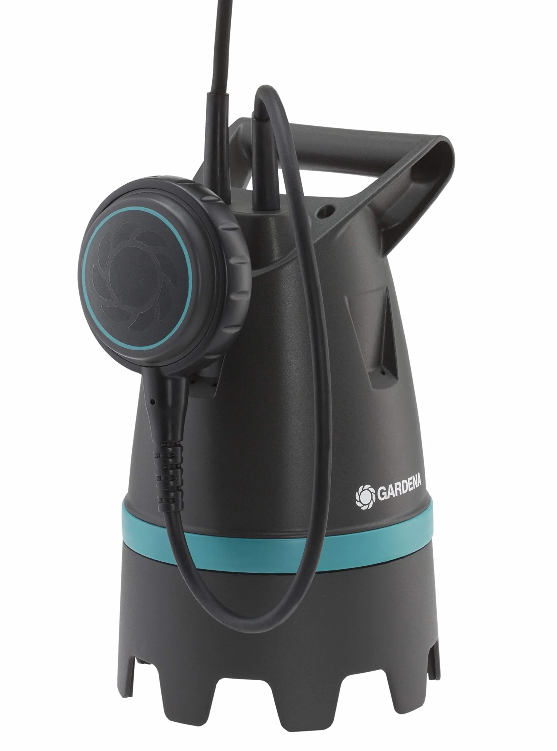 Gardena Pompe submersible pour eaux usées 9200 Basic : Pompe submersible, débit de 9200 l/h, interrupteur à flotteur réglable avec fonction de fonctionnement continu (9007-47)