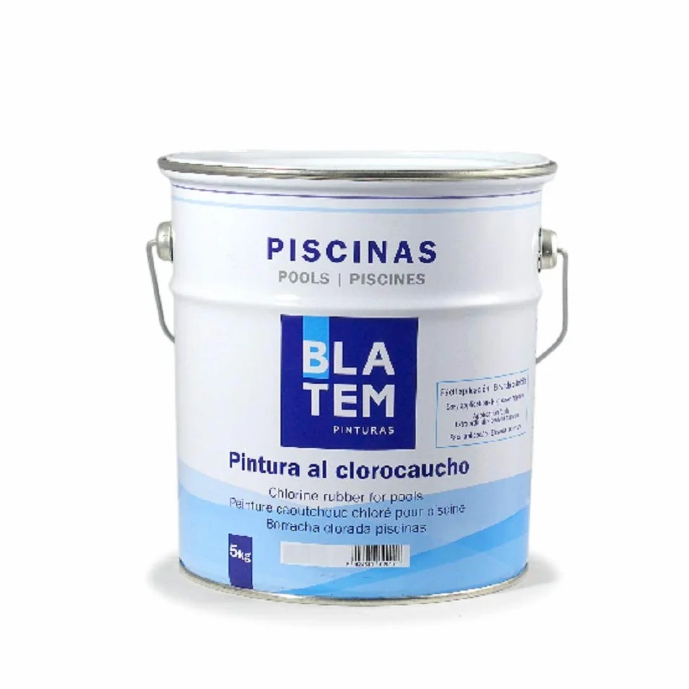 Peinture chlorocaoutchouc pour piscines blanche 4 l