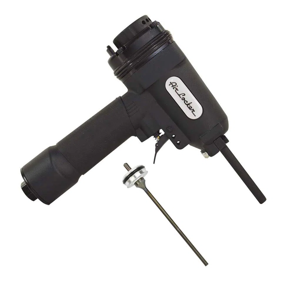 Air Locker AP700-44US-KIT Cloueuse professionnelle à air comprimé ultra résistante avec tournevis à piston en acier US S7. Filetage NPT 1/4" Entrée d'air 80-120 PSI Enlève 9-16