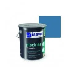 Isaval Peinture au caoutchouc chloré Bleu 5 kg