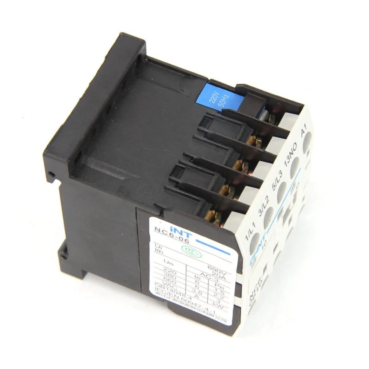 NC6-0910 NC6-0610 AC Contacteur NC6-0910 NC6-0901 NC6-0601 24V 220V Commutateur AC Contacteur NXC-09 1Pcs (Color : NC6-0601 220V)
